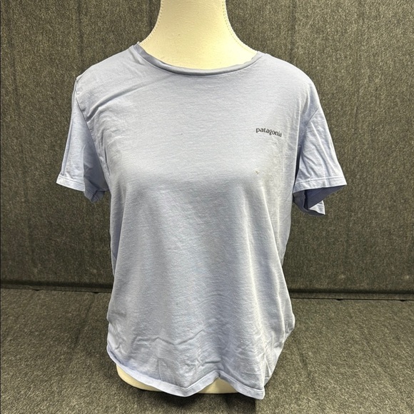 Patagonia blue  and Purple Short Sleeve Tee - Picture 1 of 6